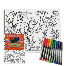 SPLAT PLANET colour in placemat DINOSOURS, SP42354