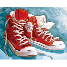 TSVETNOY Diamond painting 40x50cm Sneakers, LG153e