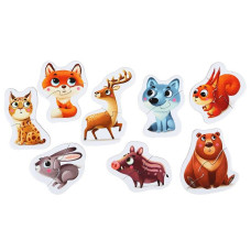 PUZZLIKA puzzle Mountain animals 16elem. 2+, 14798