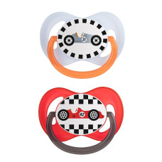 CANPOL BABIES RACING Silicone Symmetrical Soother set 0-6m 2pcs. 22/634