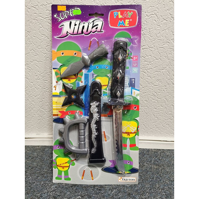 ERJUTOYS PLAY ME Play set Ninja JU8969, Item 333-4