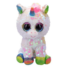 TY Flippables Toy PIXY WHITE SEQUIN UNICORN 23cm, TY36781