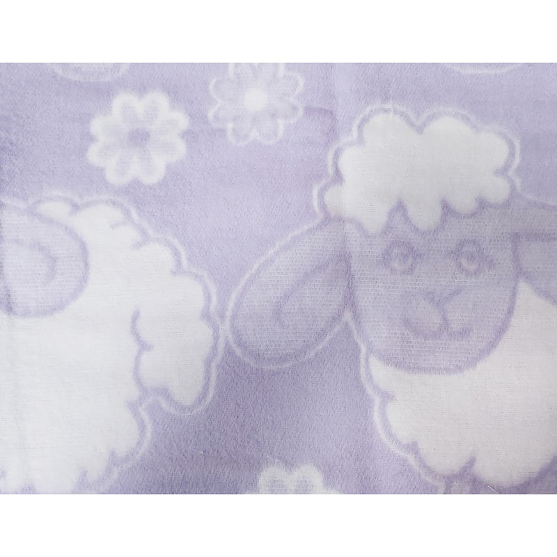 URGA cotton blanket 90x60cm LAMB, violet, SALE