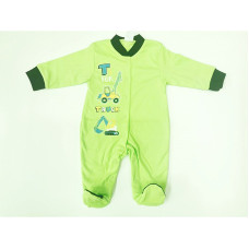 GAMEX romper with long sleeve 56,.size green