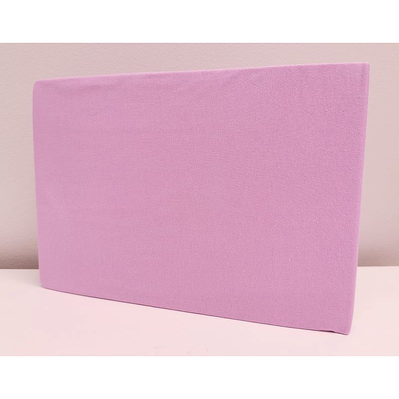 ATK Cotton bed sheet with an elastic band 140x70sm, 07 purple