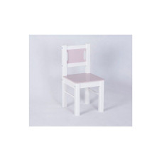 DREWEX two chairs, a white / pink