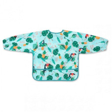 BABYONO Apron - long sleave bib  6m+ 1476/02 TOUKANS