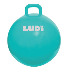 LUDI bouncing ball 55cm 5+, blue L90104