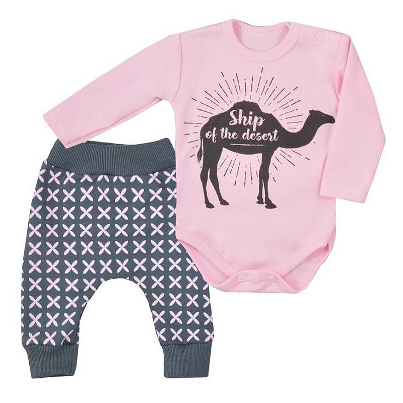 KOALA SAHARA pants with bodykit 86 size 06-676 pink