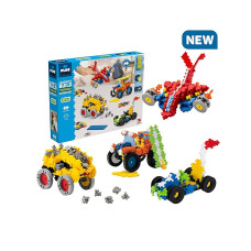 Plus Plus BIG construction toy LEARN TO BUILD VEHICLES 800pcs., 7016