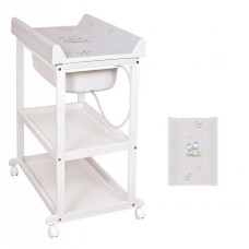 CEBABABY LAURA changing table with bath ZEBRA GREY