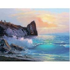 TSVETNOY Diamond painting 40x50cm Coastal Landscape, LG258e