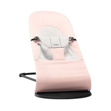 BABYBJORN Bouncer Balance Soft Cotton, Light pink/Grey 005089