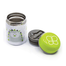 BBLUV Foöd Thermal food container with spoon and bowl 300ml, Lime B0122-L