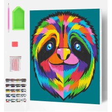 SPLAT PLANET Diamond painting 30x40cm SLOTH, SP45584