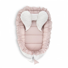 BELISIMA nest for the newborn BELLA P02-0261 pink/white