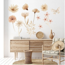 Pastelowe Love Wall sticker Meadow set I