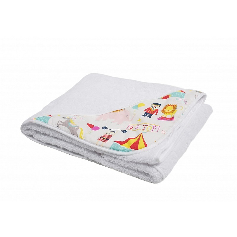 TROLL towel with hood 75x75cm Circus ASC-THCC01-CC