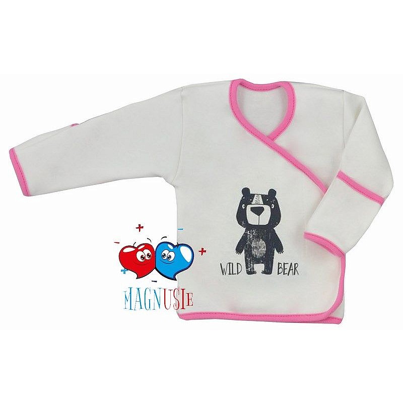 KOALA DZIKI MIS MAGNUSIE vest with Scratchy size 04-992 68 white-pink