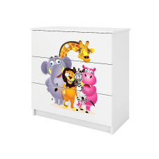 KOCOT KIDS Chest of drawers babydreams white zoo