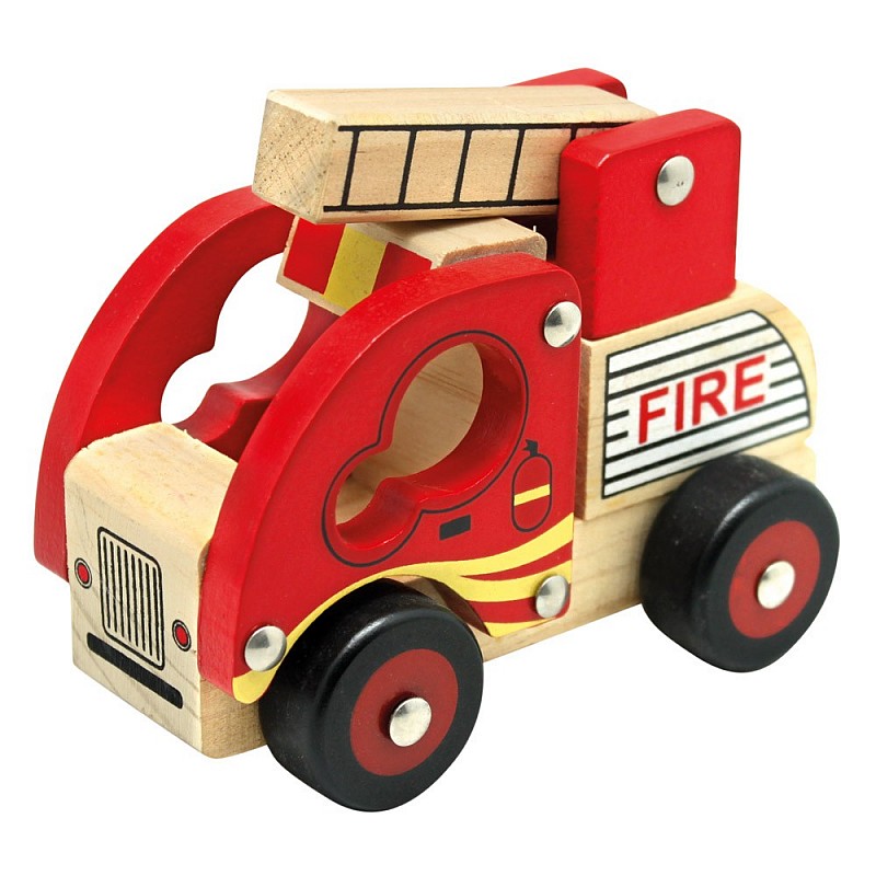 BINO Wooden car FIRE 84080 SALE