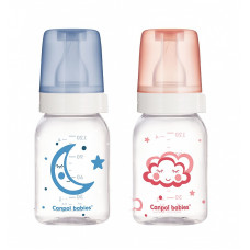 CANPOL BABIES NIGHT DREAMS Glass Feeding Bottle 120ml 3m+ 42/102