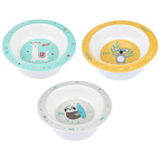 CANPOL BABIES Melamine bowl with suction 270ml EXOTIC ANIMALS 4/519yel