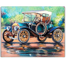 TSVETNOY Diamond painting 40x50cm Retro Car, LG221e