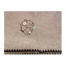 URGA ECO Mouse woolen blankets 100 * 140 cm