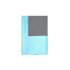 WOMAR Bubble Valboa sided plaid 75x100sm turquoise-delta