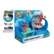 HOT WHEELS City Robo Shark Frenzy Play Set GJL12