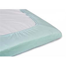 TROLL Fitted sheet for crib 39x89x5cm Jersey delux BCR-SJ0001 green