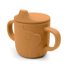 Done by Deer Peekaboo spout cup Elphee Mustard 120ml 261165 (1929604)