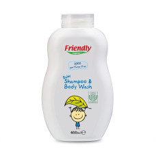 FRIENDLY ORGANIC Baby Shampoo & Body Wash (Perfume Free) 400 ml FR1604