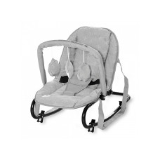 LORELLI ROCK STAR LUXE Baby Rocker 0m+ COOL GREY STARS