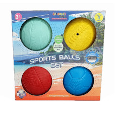 GERARDOS TOYS Sports balls set 4 pcs, assorted GT7714