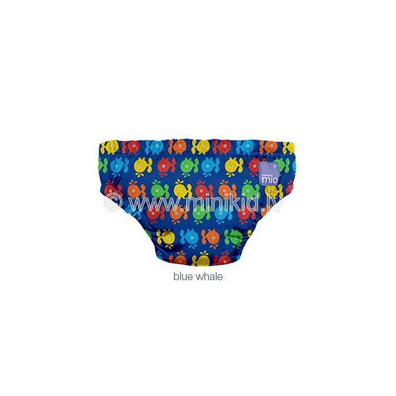 BAMBINO MIO Swim Nappies peldbikses BLUE WHALE