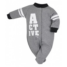 KOALA ACTIVE romper with long sleeves size 68 07-835 dark gray