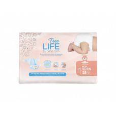 BEBE CASH Freelife Baby Newborn baby diapers 2-4kg 28pcs., 250017410