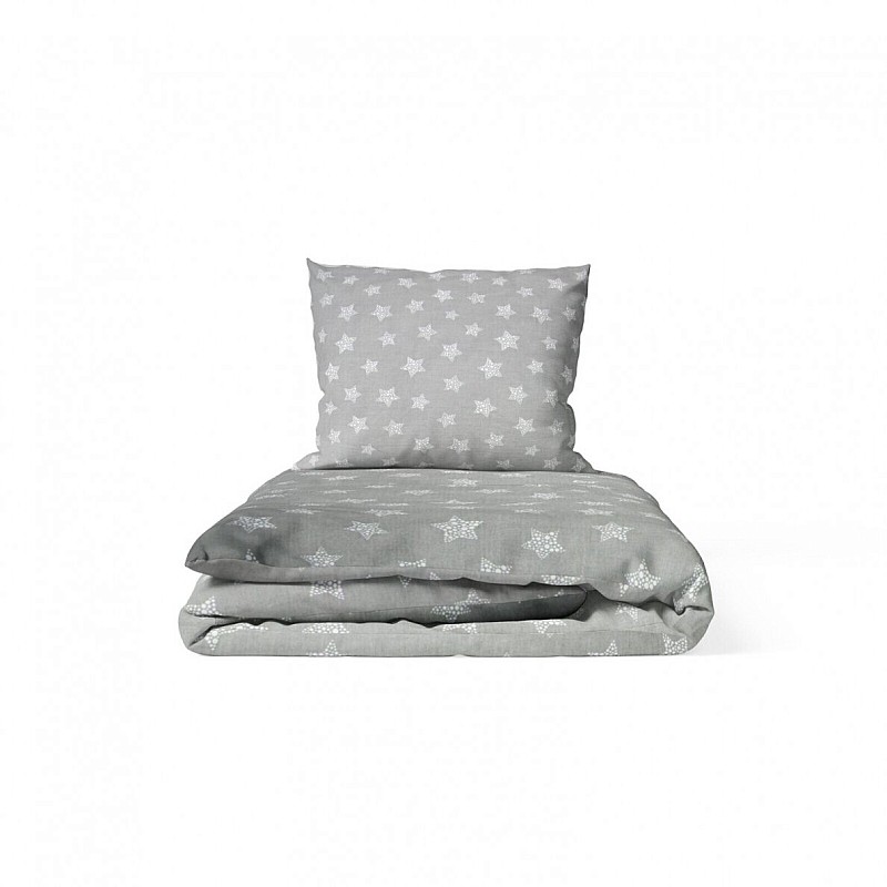 ANKRAS STARS 2 piece bedding set 135x100cm Grey