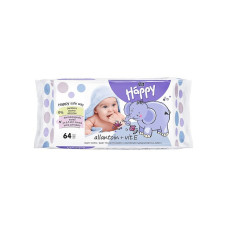 HAPPY wet wipes with vitamin E 64pcs.