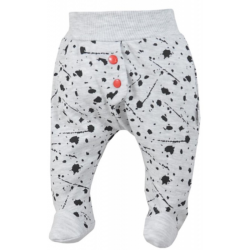 KOALA HIP-HIP baby pants with feet 74 size, 08-467 grey