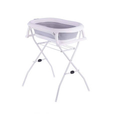 TO-MA Folding bath + stand BATH&CARE, grey/white