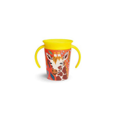 MUNCHKIN WildLove Training cup, Miracle 360, 6m+, 177 ml, Giraffe, 05183301