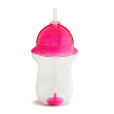 MUNCHKIN drinking bottle with straw Any Angel-pink, 12m+, 296ml, 01246201