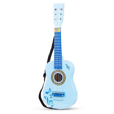 NEW CLASSIC TOYS Guitar - Blue with music notes 10349