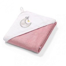 BABYONO Towel hooded 85x85cm 144/10 pink