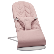 BABYBJORN Bouncer Bliss Cotton, Dusty pink petal quilt 006122