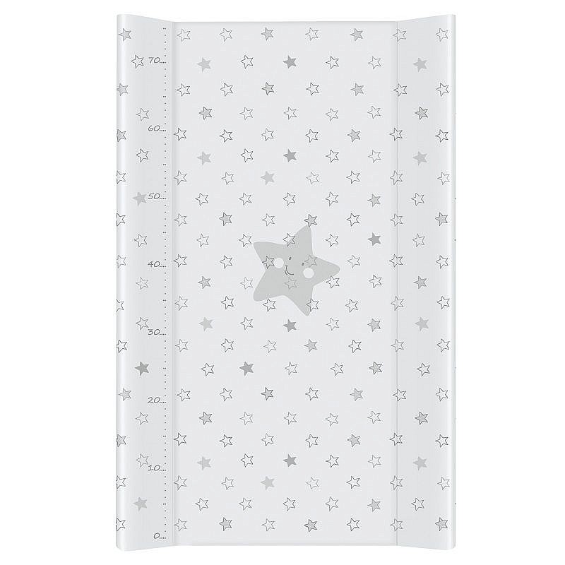 CEBABABY Changing mats with a solid foundation 50x80sm STARS GREY W-210-066-260