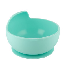 CANPOL BABIES silicone suction bowl 300 ml, turquoise, 9m+, 51/400_tur